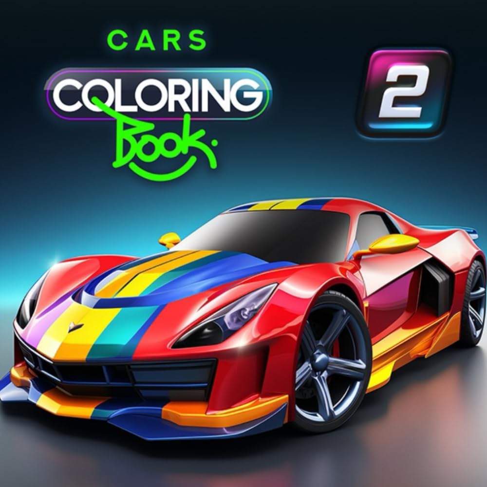 Kopertina e librit Cars Coloring Book 2