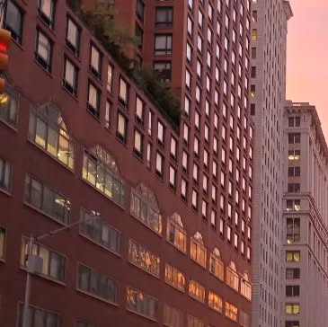 Rrugë dhe ndërtesa në Manhattan